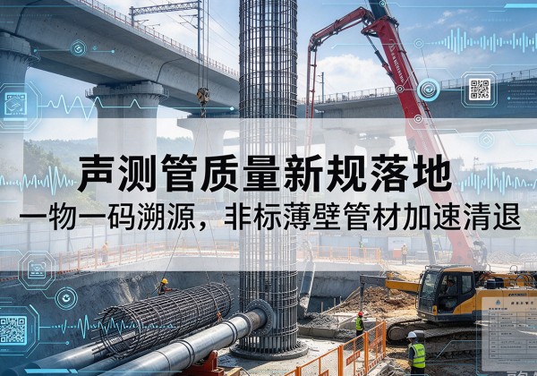 曲周声测管质量新规落地，一物一码溯源，非标薄壁管材加速清退